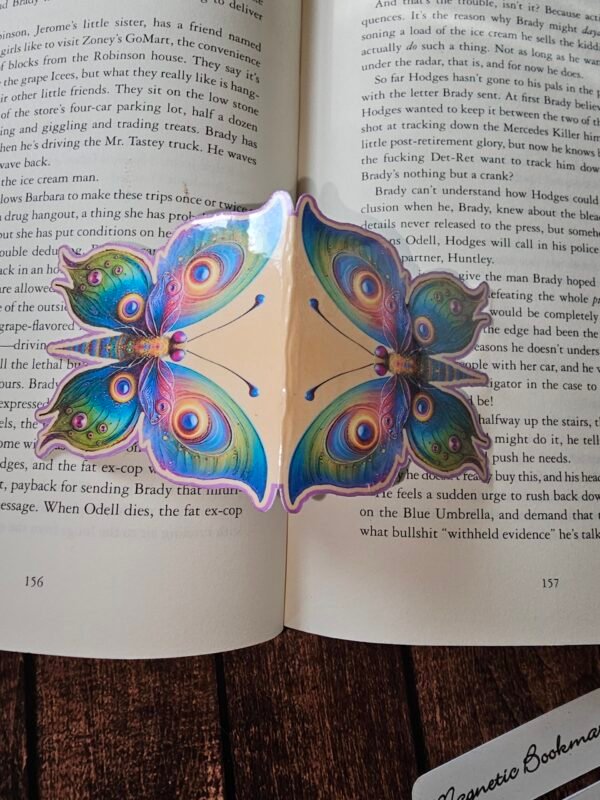Colorful Butterfly Magnetic Bookmark - Image 2
