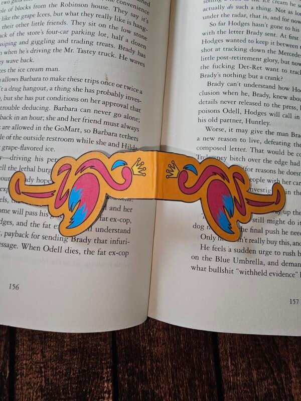Vibrant Flamingo Magnetic Bookmark - Image 2