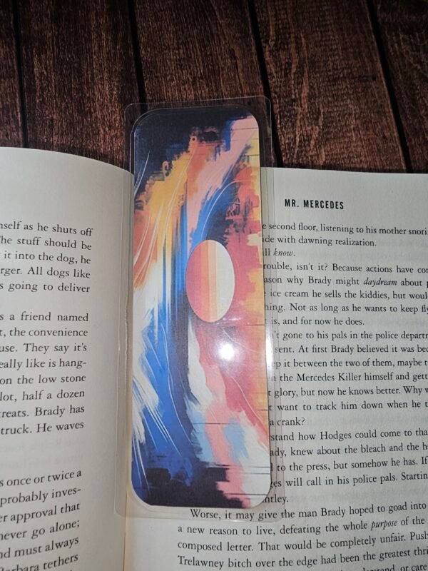 Abstract Sun Bookmark