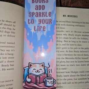 Books add Sparkle Bookmark