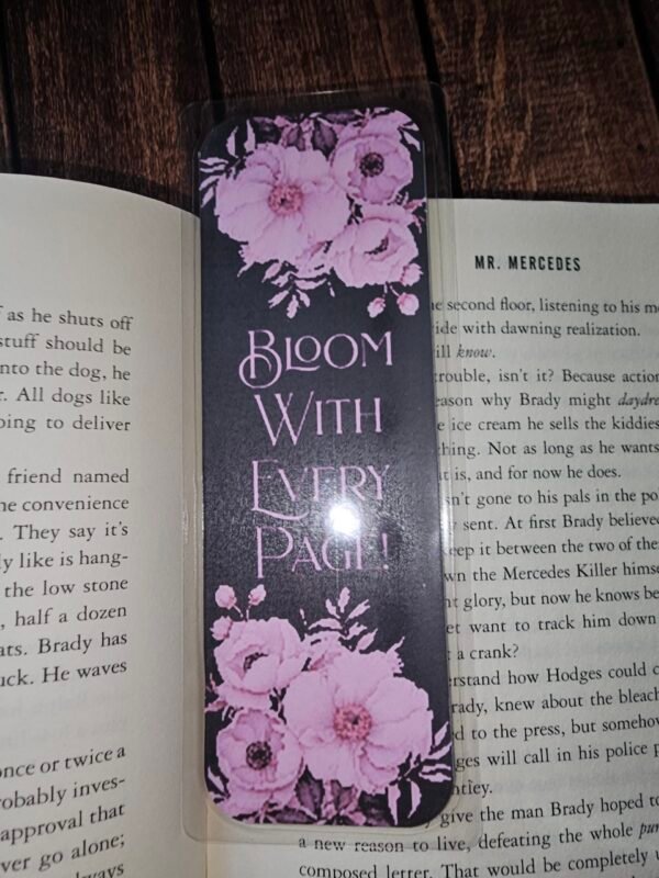 Bloom With Every Page Bookmark