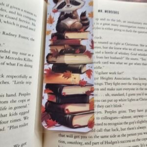 Autumn Racoon Bookmark