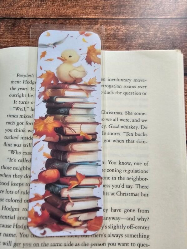 Autumn Duckling Bookmark