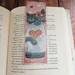 Valentine Cat Bookmark 1 of 4