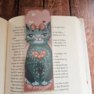 Valentine Cat Bookmark 2 of 4