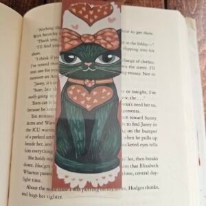 Valentine Cat Bookmark 3 of 4