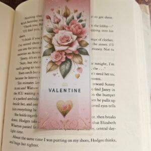 Valentine Floral Bookmark 2 of 4