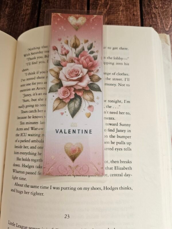 Valentine Floral Bookmark 2 of 4