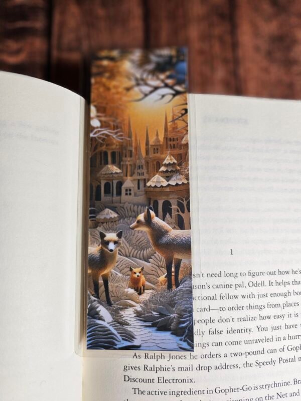 3D Fox Bookmark 1 of 4