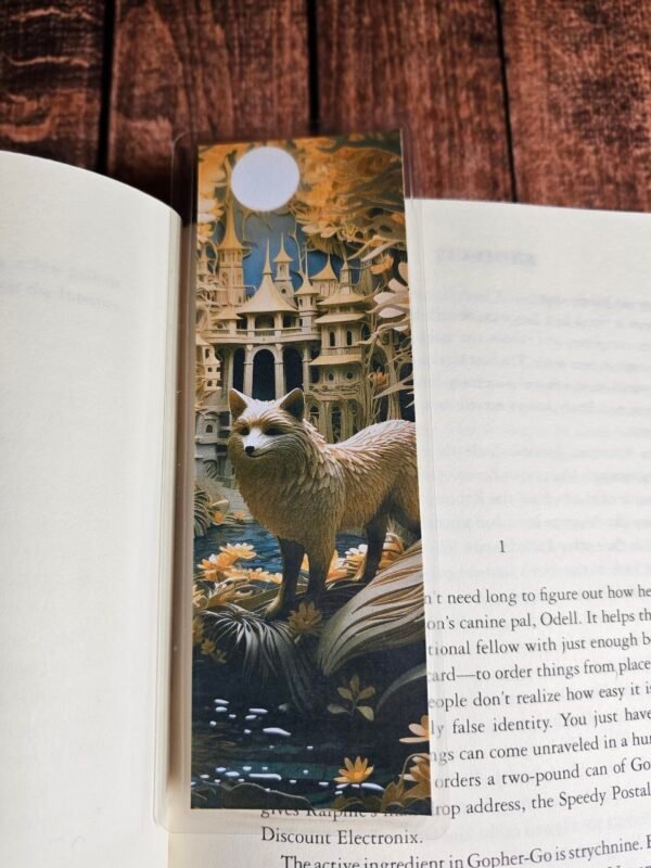3D Fox Bookmark 2 of 4