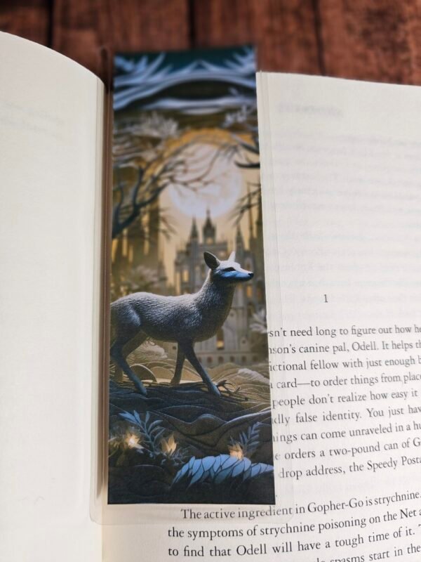 3D Fox Bookmark 3 of 4