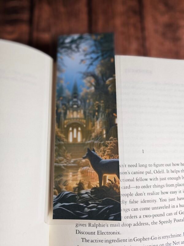 3D Fox Bookmark 4 of 4