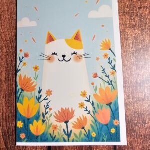 Happy Cartoon Cat Card 1 of 20