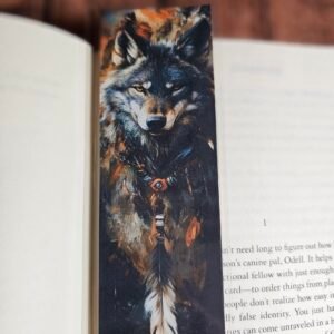 Native Wolf Bookmark 3 of 5
