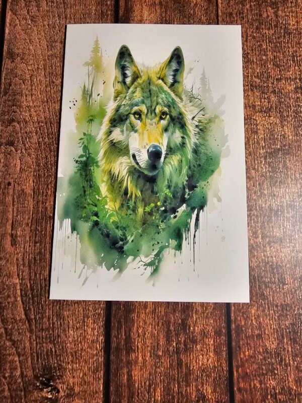 Nature Wolf Card 2 of 5