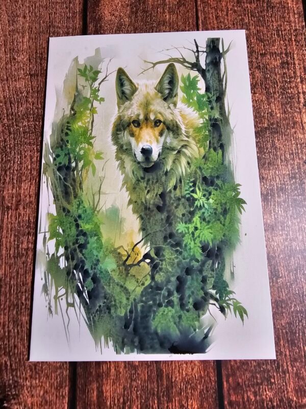 Nature Wolf Card 4 of 5
