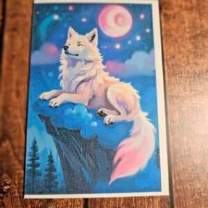 Oil Paint Wolf Card 14 of 20