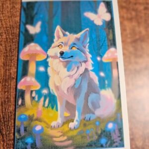 Oil Paint Wolf Card 19 of 20