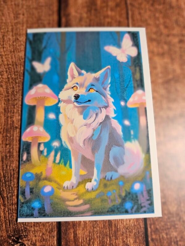 Oil Paint Wolf Card 19 of 20