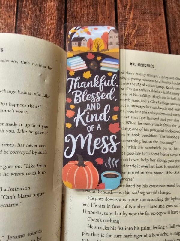 Thankful Blessed Bookmark
