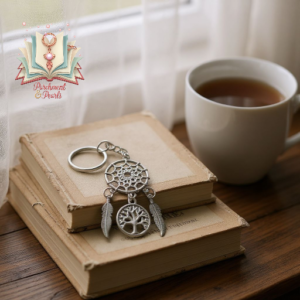 Tree of Life Circle Keychain
